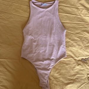 Zara beige/tan muscle cut body suit, size medium